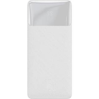 Baseus Bipow Digital Display 10000mAh Powerbank (15 W) Hvid