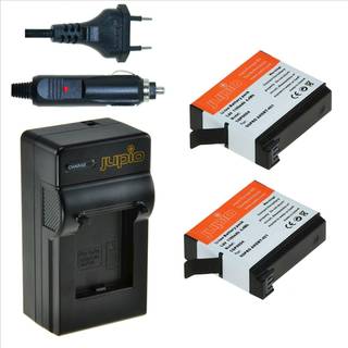 Jupio Hero 4 lader inkl. 2 stk. batt.