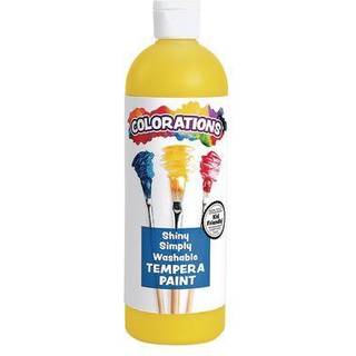 Färg-wstye tvättbar tempera färg 16 fl oz gul icke giftig livliga djärva barn målar hantverk hobby roliga konstförsörjningar