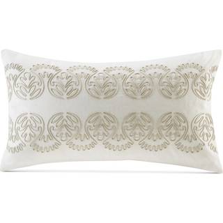 Harbour House Moderne design Dekorativ pude Hypoallergenisk sofa Pude Lumbal Back Support Oblang 12 """" X 20 """" Suzanna Cotton Medallion Taupe