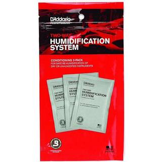 D'Addario Guitar Befugterpakker - To -vejs befugtningssystemkonditioneringspakker - til gendannelse til korrekt guitarfuglniveau - 3 Gendanne kon