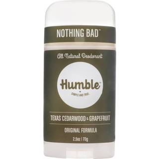 Ydmyge mærker original formel aluminiumfri deodorant. Lang varig lugtkontrol med bagepulver og æteriske olier Texas Cedarwood og grapefrugtpakke