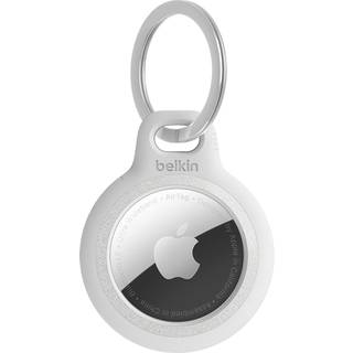 Belkin holder til AirTag, med nøglering - hvid