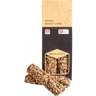 Økoladen Mandel nougat stang Ø indholder 2 stk