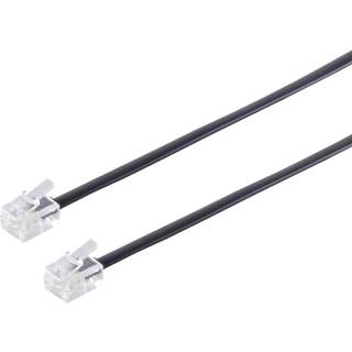 Telefonkabel - RJ11 - 6/4 - 6/4 - 6 meter