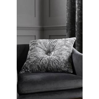 Catherine Lansfield Catherine Lansfield Silver Crushed Velvet Cushion