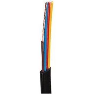 Telekabel 1X6Xawg26 Flad Sort 100M Ring Efb Nordic
