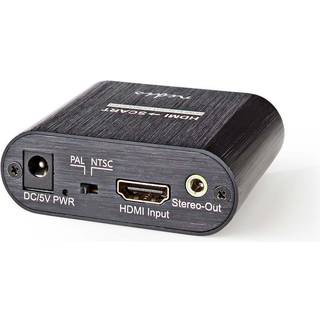 Nedis HDMI ™ Converter | HDMI™ Input | SCART Hun | 1-vejs | 480i | 18 Gbps | Metal | Antracit