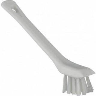 Vikan detaljebørste 15cm polyester/PP/rustfrit stål stiv hvid