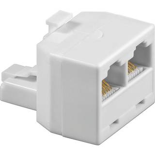 ISDN T-Adapter RJ45 han (8P8C) til 2x RJ45 hun (8P8C)