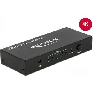 Delock High Speed HDMI 4K UHD Switch - 5 vejs