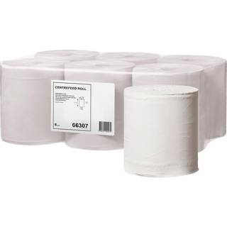 Tork Standard aftørringspapir M2 uden hylse 1-lags 66307 hvid