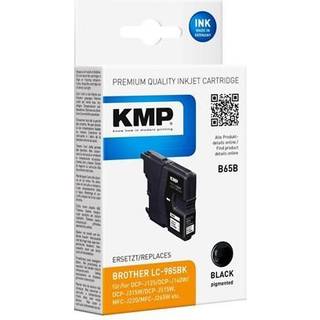 KMP B65B - black - remanufactured - ink cartridge (alternative for: Brother LC985BK) - Blækpatron Sort