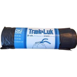 Affaldsposer 20 liter med snøreluk 20 stk. pr. rulle