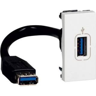 Legrand Mosaic usb 2,0 type a hun/hun