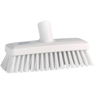 Vikan Kompakt Væg/gulvskrubbe 225 mm Hvid, Stiv (70425)
