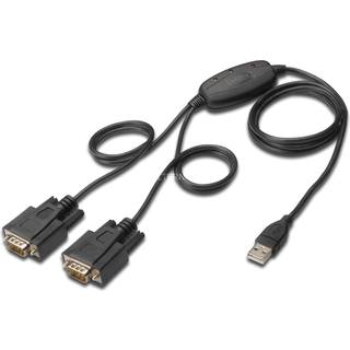 DIGITUS DA-70158 USB 2.0 to 2x RS232 Cable