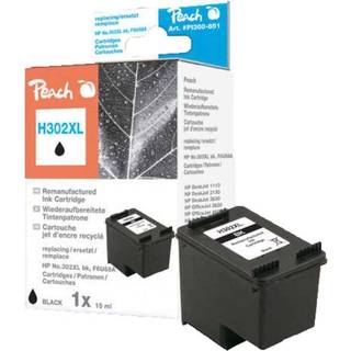 Peach Blækpatron svarer til HP 302XL Sort