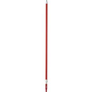 Vikan Aluteleskopskaft Rød 1600-2780 mm m/vandgennemløb Ø32 mm (2973Q4)
