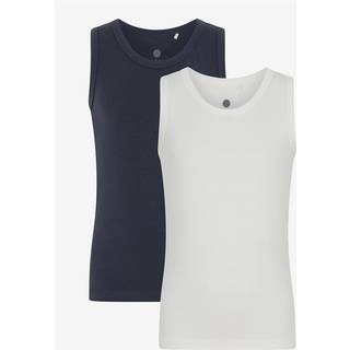 En Fant Børne Tanktop i økologisk bomuld - Parisian Night - 98/104