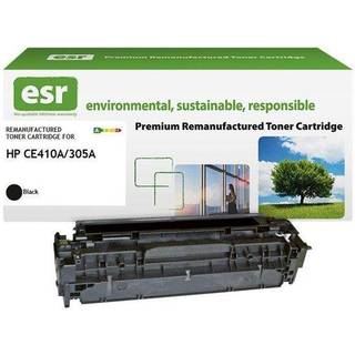 ESR - black - compatible - remanufactured - toner cartridge (alternative for: HP CE410A) - Lasertoner Sort