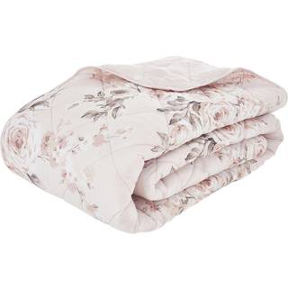 Catherine Lansfield Catherine Lansfield Pink Reversible Canterbury Floral Quilted Bedspread