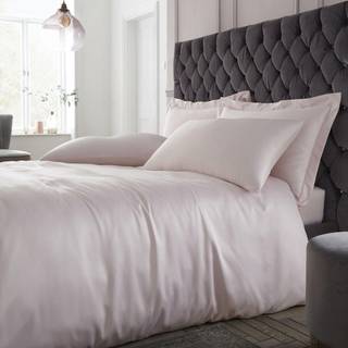 Catherine Lansfield White Silky Soft Dynebetræk - Single