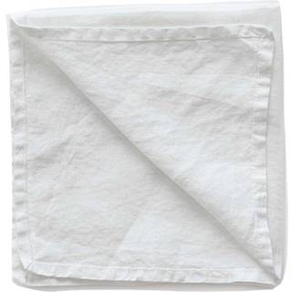 Serviet, 45x45 cm, bleached white