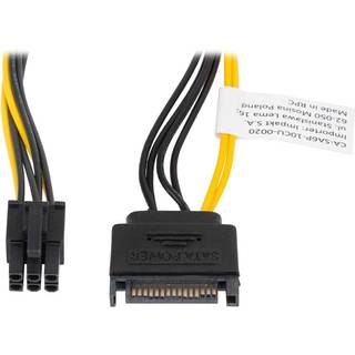 Lanberg 15-pin SATA (han) til 6-pin PCI Express (han) 20cm