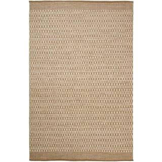 Chhatwal & Jonsson Mahi Dhurry Rug 170x240 Cm /off White - Mønstrede tæpper Uld Beige - DH192612-14