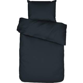 Essenza sengetøj - 140x220 cm - 100% bomuldssatin sengesæt - Minte Nightblue sengelinned