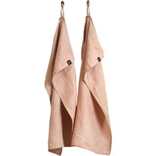 Himla Sunshine Viskestykke 50x70 Cm 2-pak - Viskestykker Hør Nude - D16086-00056-1727