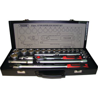 Tecos Topnøglesæt 1/2'' t-1224M