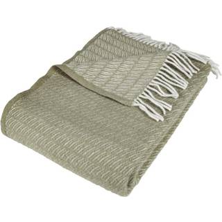 Uldplaid - 100% Ny norsk uld - Saga olive - 130x200 cm - Arctic