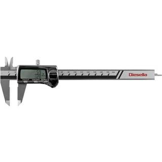 Diesella Digital Skydelære 0-300x0,01 mm brøkfunktion, kæbelængde 60 mm(10216300)