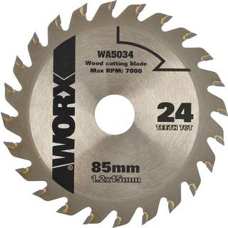 Worx 85mm 24T rundsavsklinge til træ