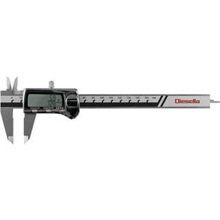 Diesella Digital Skydelære 0-200x0,01 mm brøkfunktion, kæbelængde 50 mm(10216200)