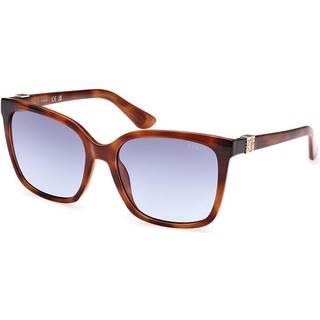 Guess Kvinde GU7865 53W Solbriller Plast Havana Blå Firkantet Normal Skygge
