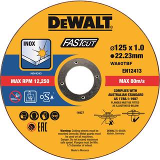 Dewalt skæreskive metal 125 1mm 100stk i spand DT20540-QZ