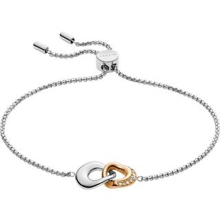 Skagen Katrine armbånd med cirkel, guldfarvet
