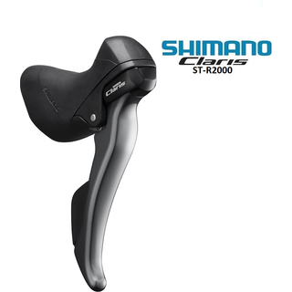 Shimano Claris Gear-/Bremsegreb ST-R2000-L, Venstre, 2 Gear, Sort
