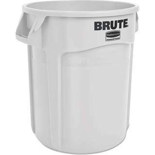 Rund plast beholder 76 Liter - Hvid
