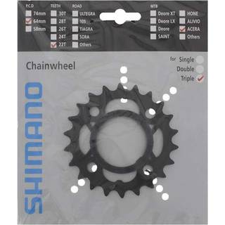 Drev Shimano FC-M361 64 bcd 9 gear 28T sort