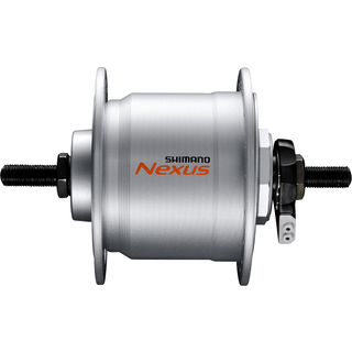 Dynamonav Shimano DH-C3000 2.4 W 36H ikke hurtigspænding 100 mm sølv