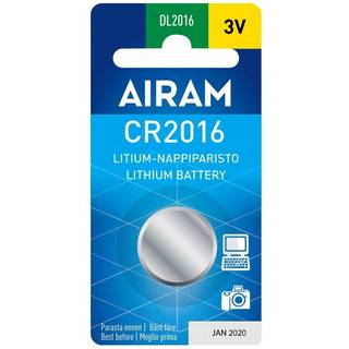 AIRAM Airam CR2016 3V lithium knap batteri 8714069