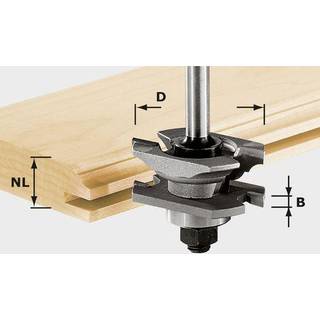 Festool HW S8 D46 x D12-NT Profil møtrik cutter 8mm spindel