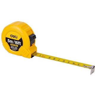 Deli Tools Steel Measuring Tape 5m/19mm EDL9005Y (yellow)