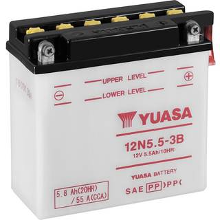 Yuasa 12N5.5-3B 12V Batteri til Motorcykel
