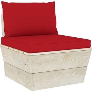 pallehynder 2 stk. oxfordstof rød