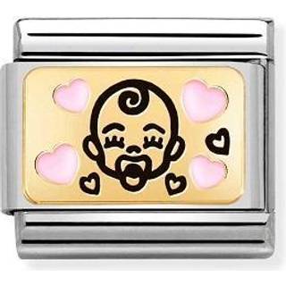 Nomination Gold Pink Baby Charm